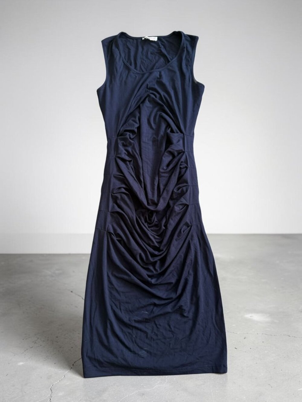 INGRID & ISABEL Navy Stretch Maternity Dress Size Small